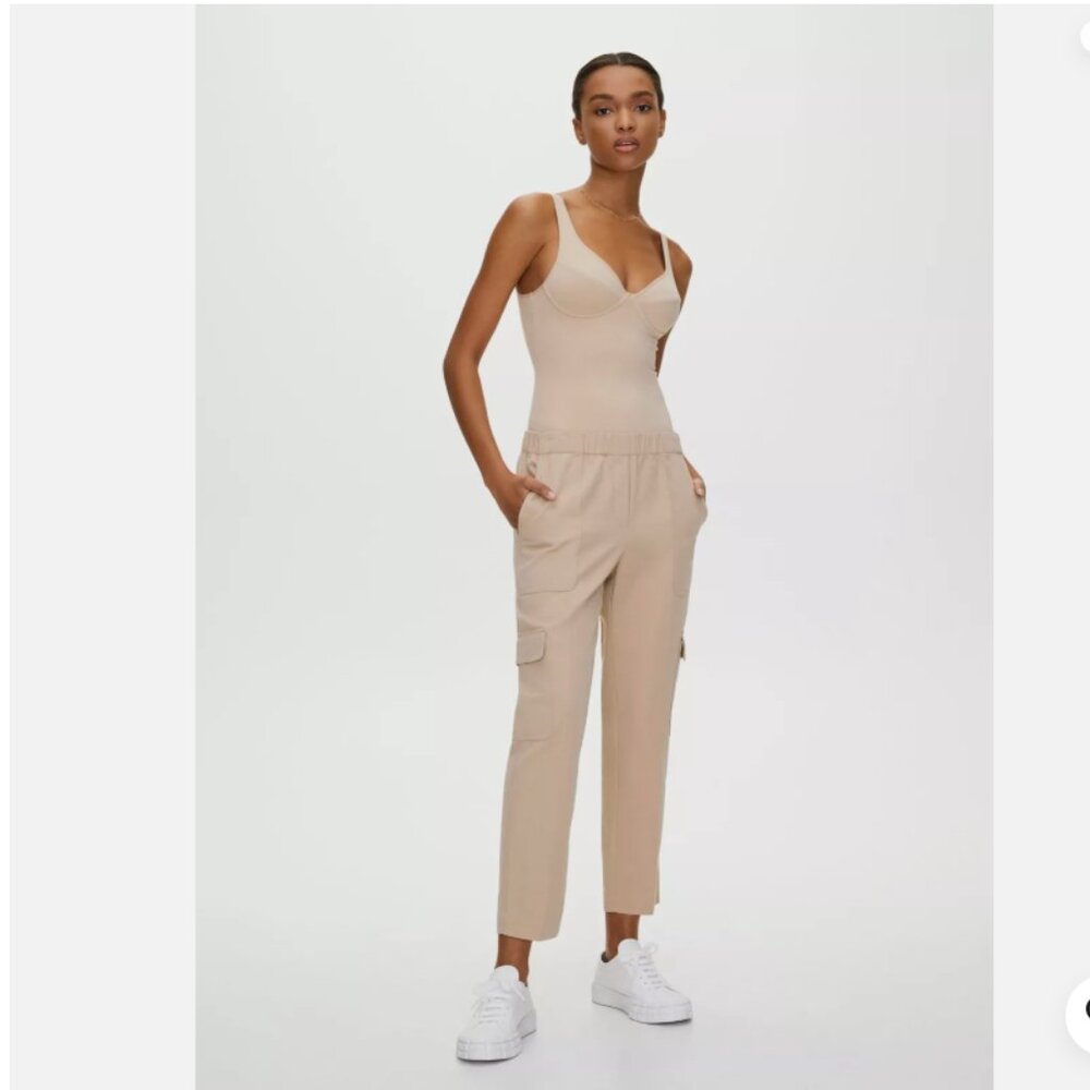Babaton - Titan Pant Mid-Rise Cargo Pants 76681 | Camel Olive Beige | Size 4 - Picture 5 of 16
